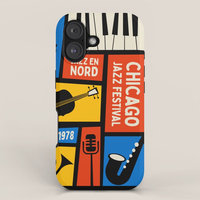 Jazz Festival | Bauhaus V iPhone Case Gallery Image 1