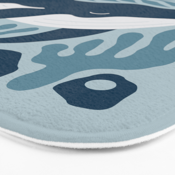Whale Kingdom Bath Mat Gallery Image 3