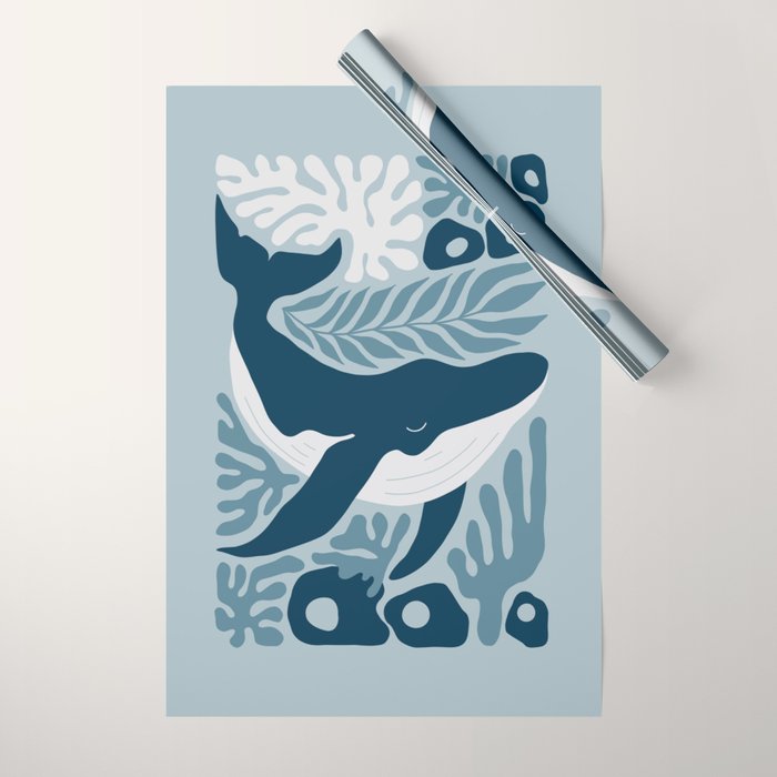 Whale Kingdom Wrapping Paper Gallery Image 1
