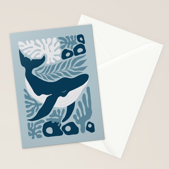 Whale Kingdom Stationery Card Gallery Image 2