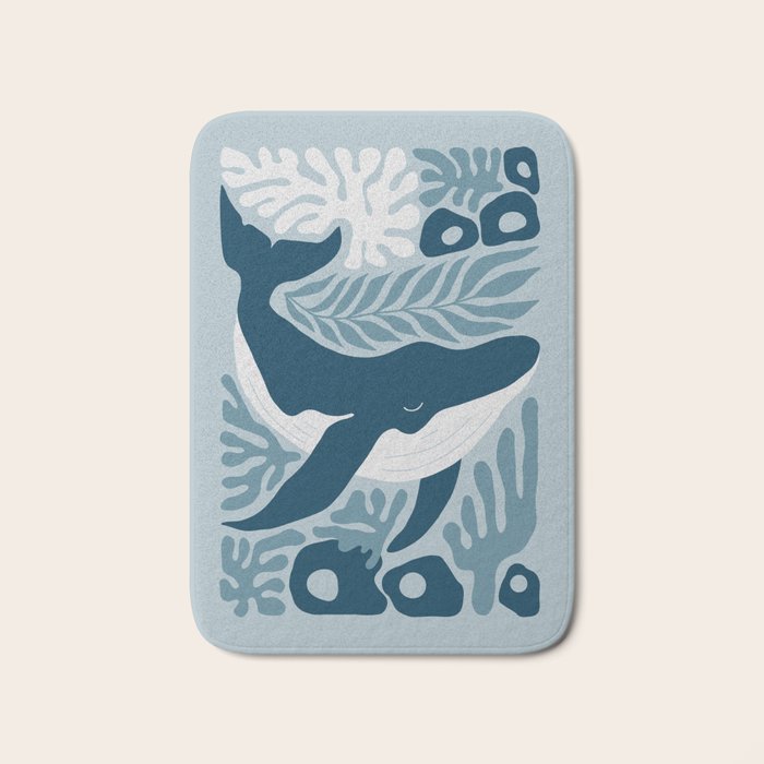 Whale Kingdom Bath Mat Gallery Image 1