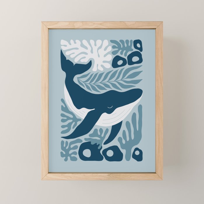 Whale Kingdom Mini Art Print Gallery Image 1
