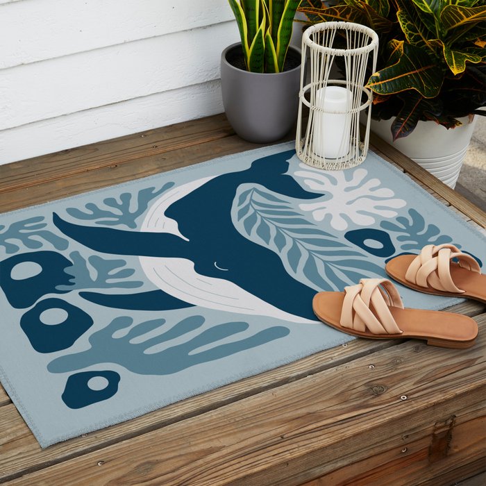 Whale Kingdom Outdoor Rug Gallery Image 2