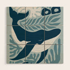 Whale Kingdom Wood Wall Art Gallery Image 1