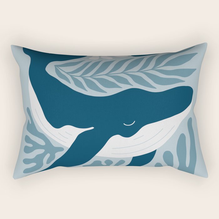 Whale Kingdom Rectangular Pillow Gallery Image 1