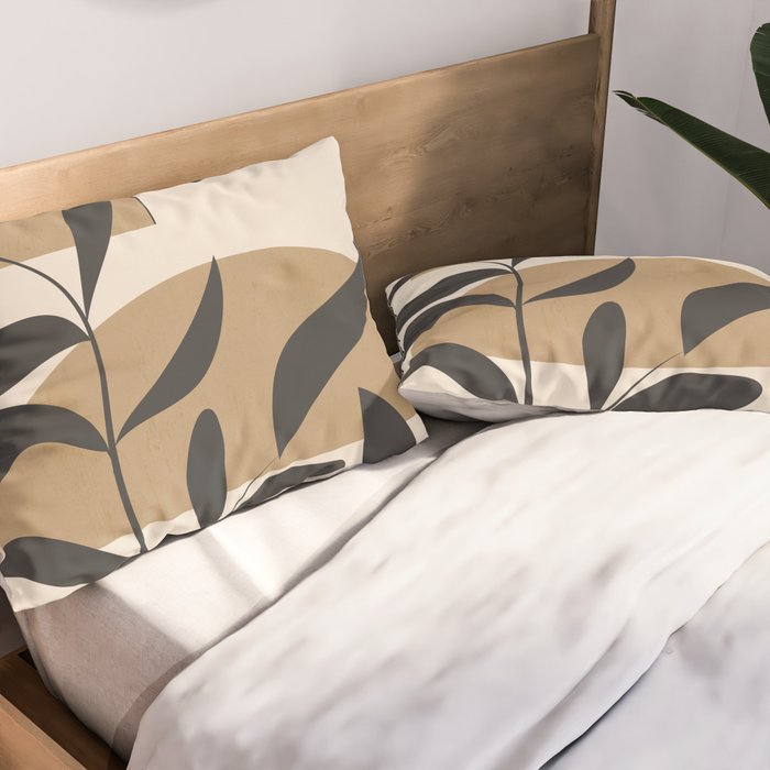 Abstract Foliage 3 Pillow Sham Gallery Image 2