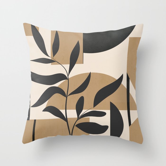 Abstract Foliage 3 Throw Pillow Gallery Image 6