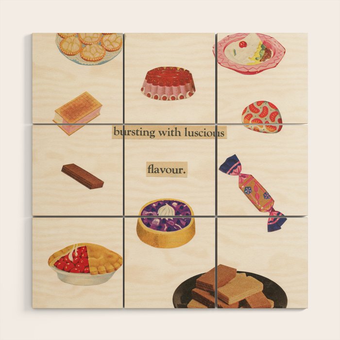 Sweet Treats Wood Wall Art Gallery Image 1