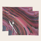 Plum Abstract Placemat Gallery Image 1