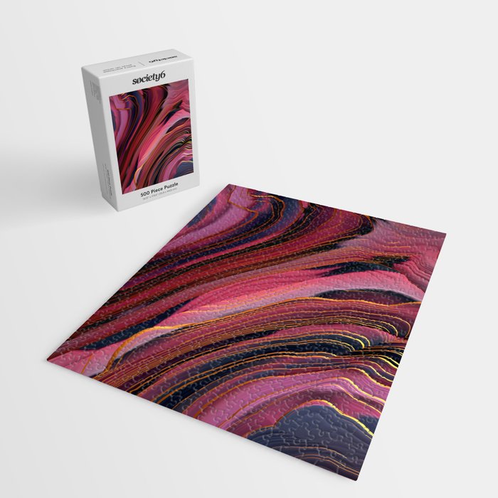 Plum Abstract Jigsaw Puzzle Gallery Image 2