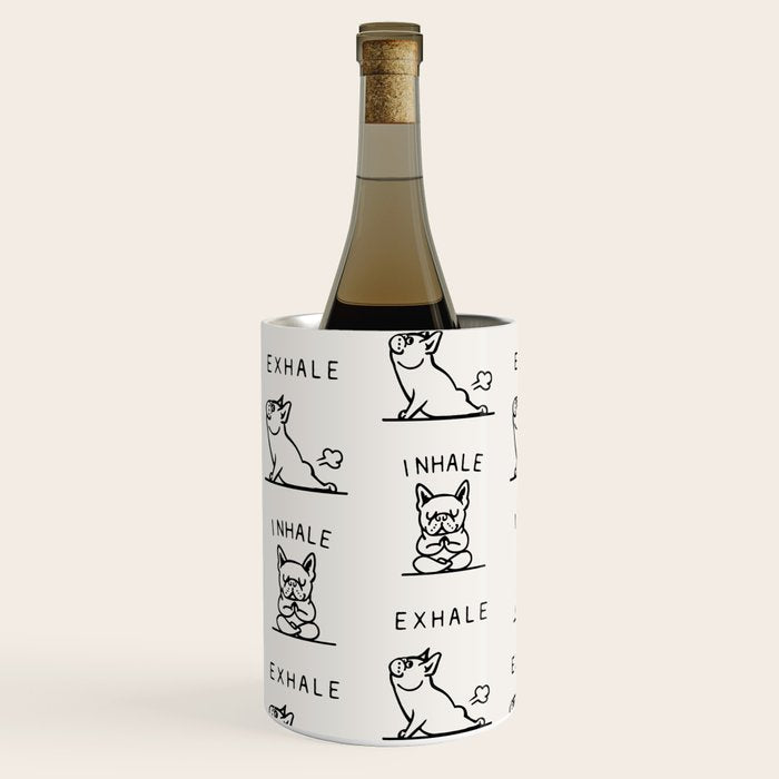Inhale Exhale Frenchie Wine Chiller Gallery Image 1
