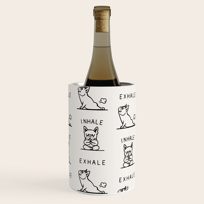 Inhale Exhale Frenchie Wine Chiller Gallery Image 2