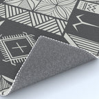 UrbanNesian Grey Maluelue Siapo and Tatau Rug Gallery Image 4