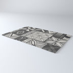 UrbanNesian Grey Maluelue Siapo and Tatau Rug Gallery Image 3