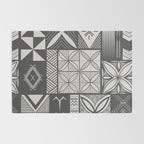 UrbanNesian Grey Maluelue Siapo and Tatau Rug Gallery Image 2
