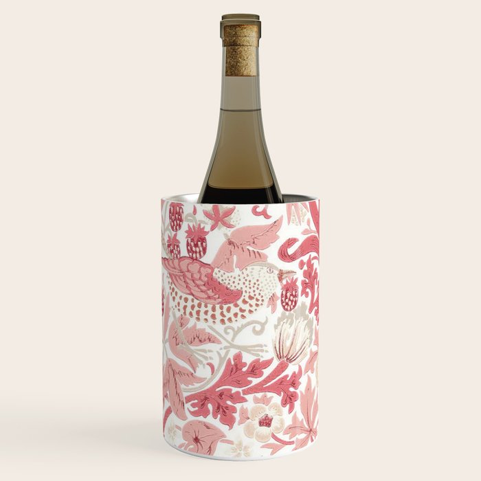 William Morris Strawberry Thief Madder Wine Chiller Gallery Image 3