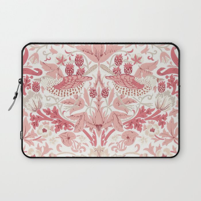 William Morris Strawberry Thief Madder Laptop Sleeve Gallery Image 1