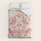 William Morris Strawberry Thief Madder Duvet Cover Gallery Image 6