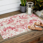 William Morris Strawberry Thief Madder Outdoor Rug Gallery Image 2