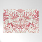 William Morris Strawberry Thief Madder Welcome Mat Gallery Image 1