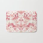 William Morris Strawberry Thief Madder Bath Mat Gallery Image 1