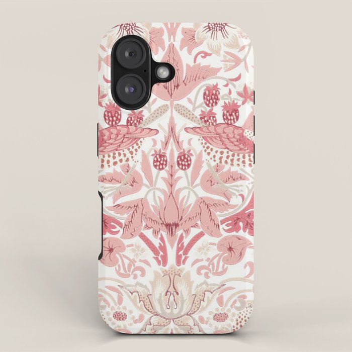 William Morris Strawberry Thief Madder iPhone Case Gallery Image 1