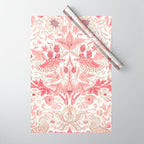 William Morris Strawberry Thief Madder Wrapping Paper Gallery Image 1
