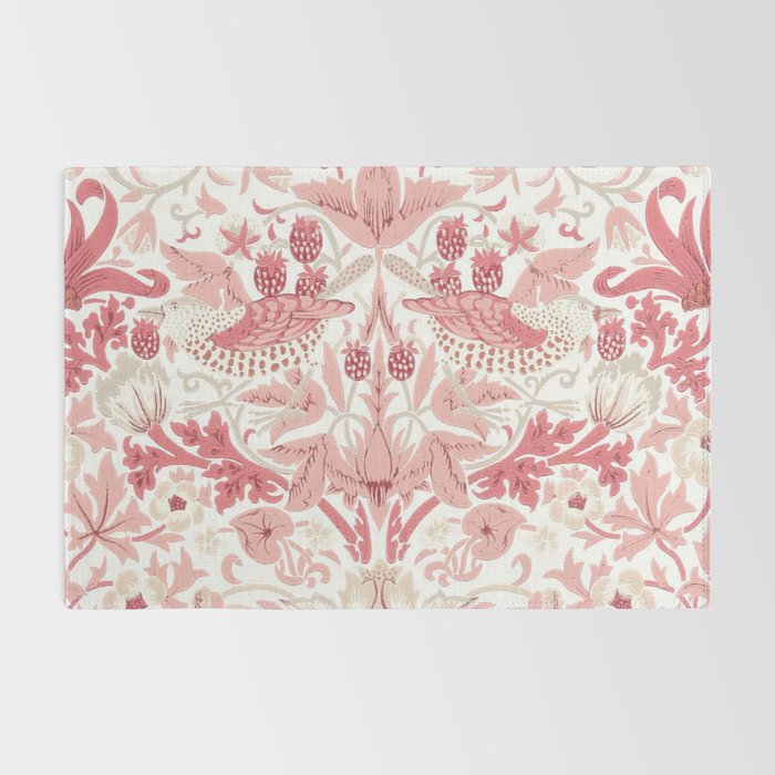 William Morris Strawberry Thief Madder Rug Gallery Image 2