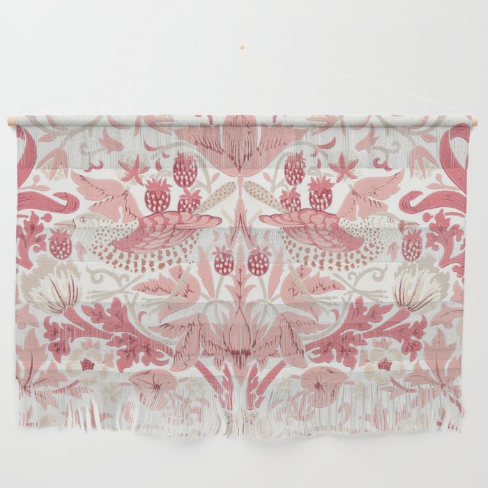 William Morris Strawberry Thief Madder Wall Hanging Gallery Image 1