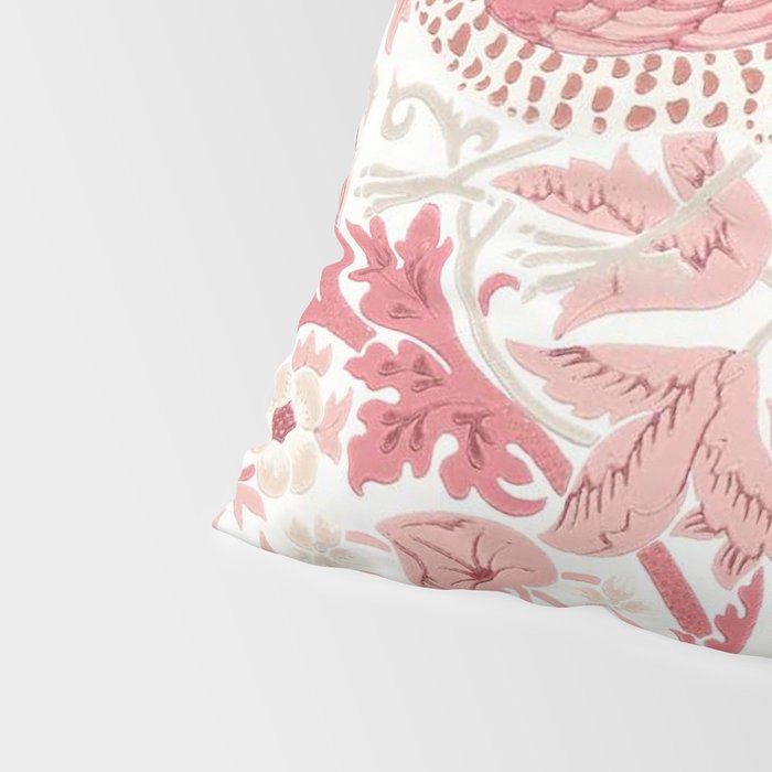 William Morris Strawberry Thief Madder Pillow Sham Gallery Image 4