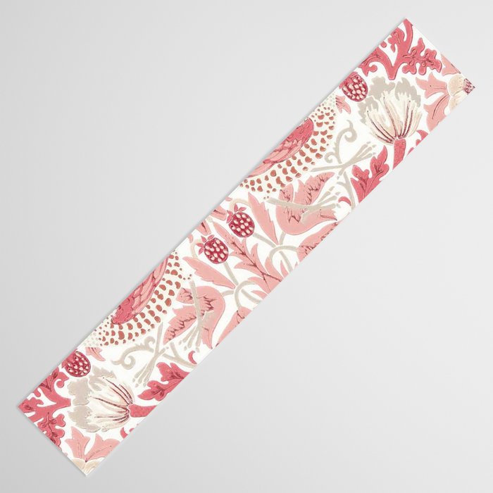William Morris Strawberry Thief Madder Table Runner Gallery Image 3