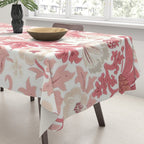 William Morris Strawberry Thief Madder Tablecloth Gallery Image 3