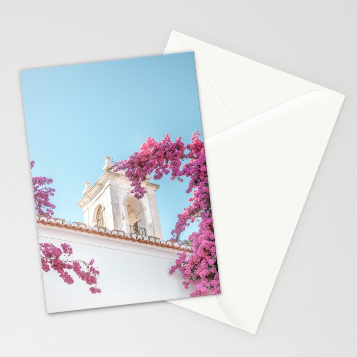 Purple and white | Alfama Lisbon Portugal fine art photography travel print Stationery Card Gallery Image 2