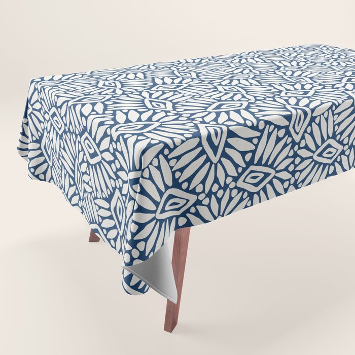 Palm Ogee Tablecloth Gallery Image 1