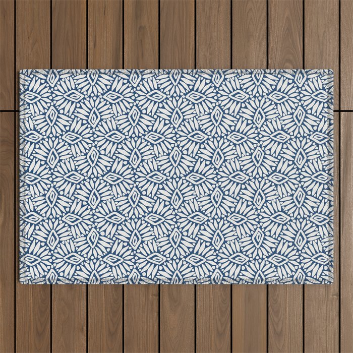 Palm Ogee Outdoor Rug Gallery Image 1