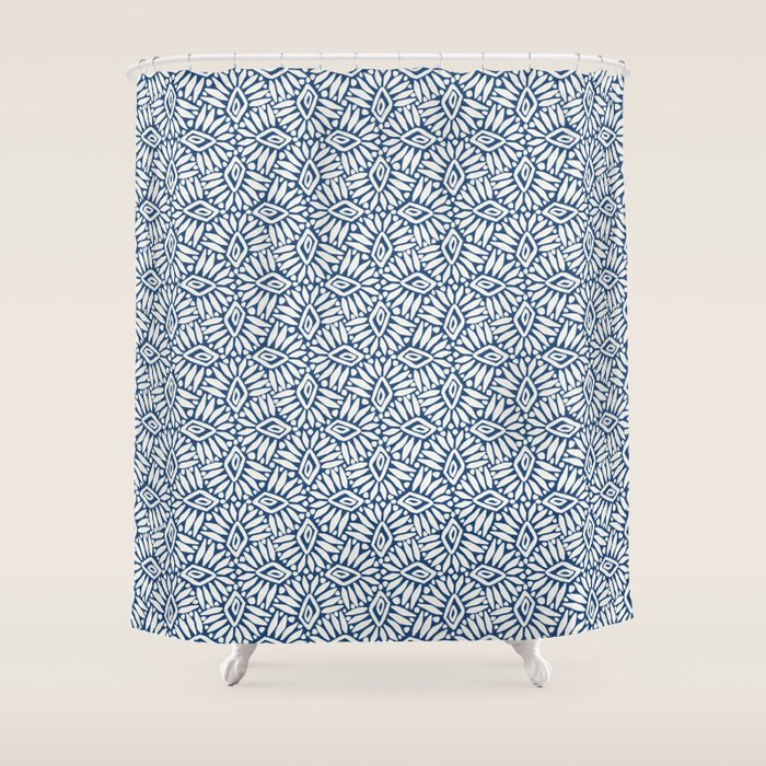 Palm Ogee Shower Curtain Gallery Image 1