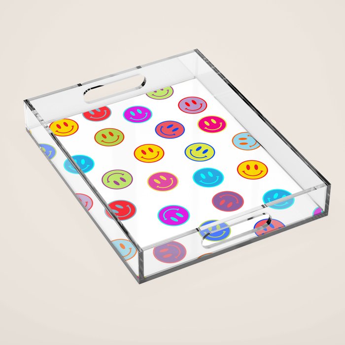 Smiley Obsessed #2 Acrylic Tray Gallery Image 1