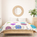 Smiley Obsessed #2 Duvet Cover Gallery Image 3