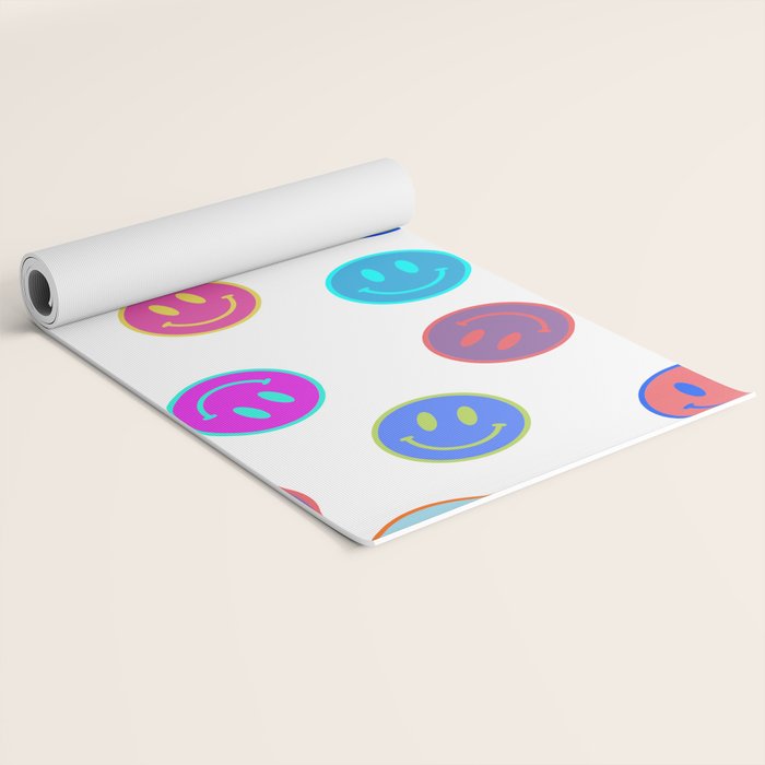 Smiley Obsessed #2 Yoga Mat Gallery Image 2