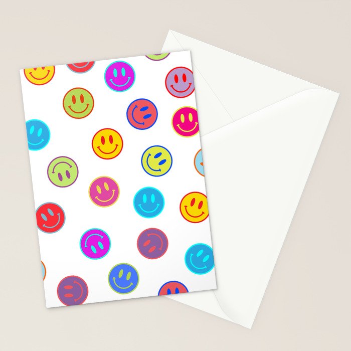 Smiley Obsessed #2 Stationery Card Gallery Image 2