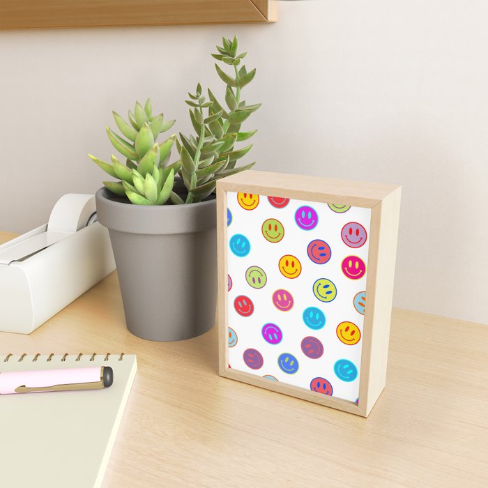 Smiley Obsessed #2 Mini Art Print Gallery Image 2