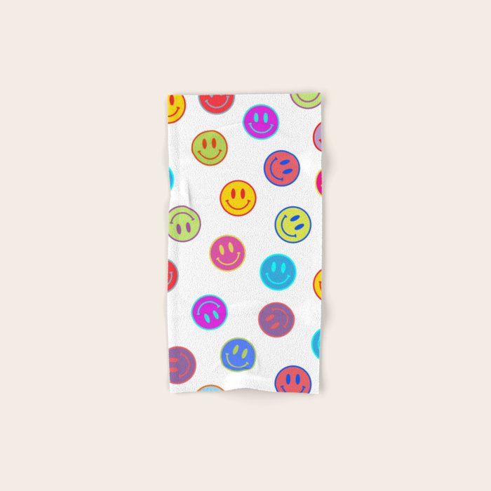 Smiley Obsessed #2 Bath Towel Gallery Image 1