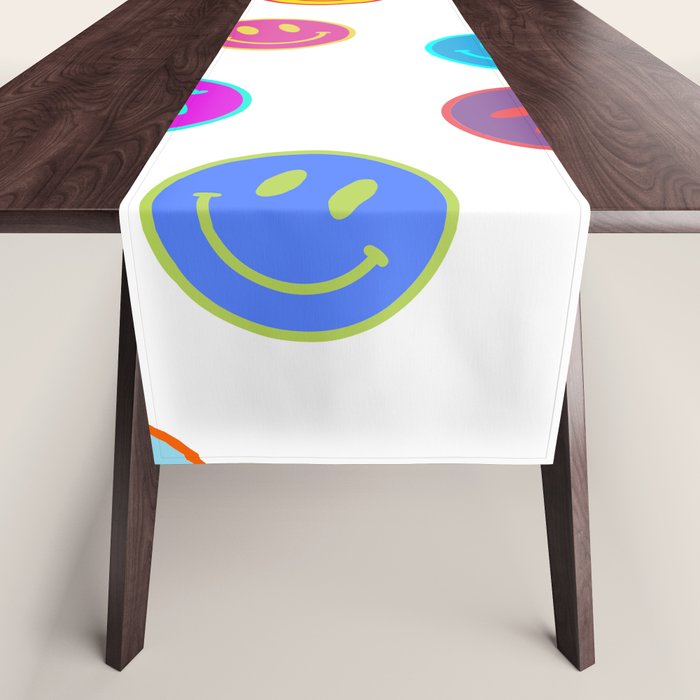 Smiley Obsessed #2 Table Runner Gallery Image 1
