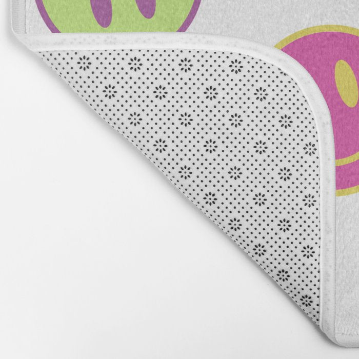 Smiley Obsessed #2 Bath Mat Gallery Image 2