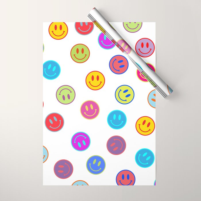 Smiley Obsessed #2 Wrapping Paper Gallery Image 1