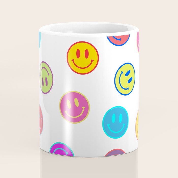 Smiley Obsessed #2 Coffee Mug Gallery Image 4
