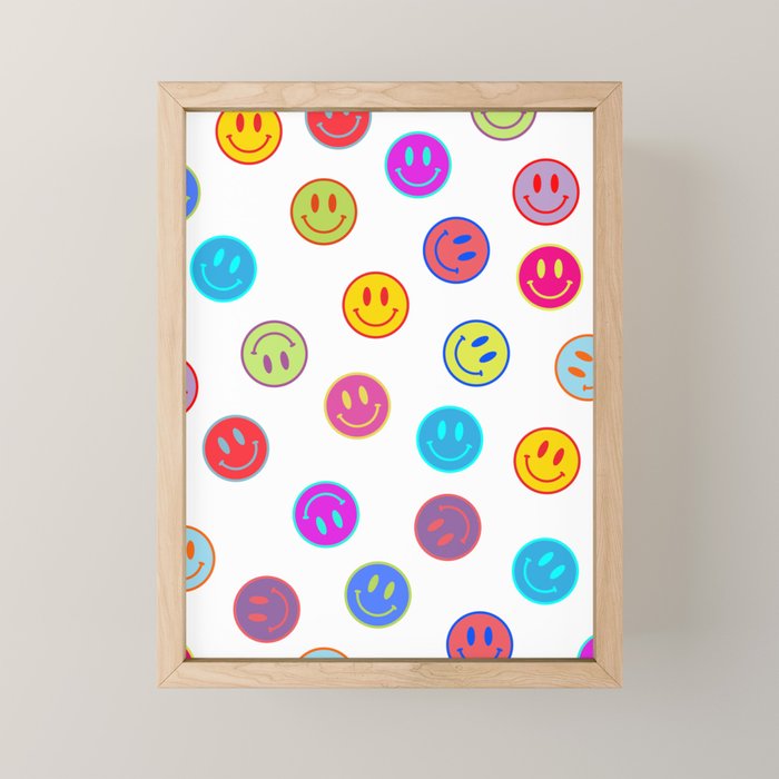 Smiley Obsessed #2 Mini Art Print