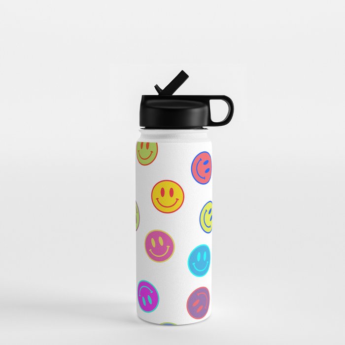 Smiley Obsessed #2 Water Bottle Gallery Image 1