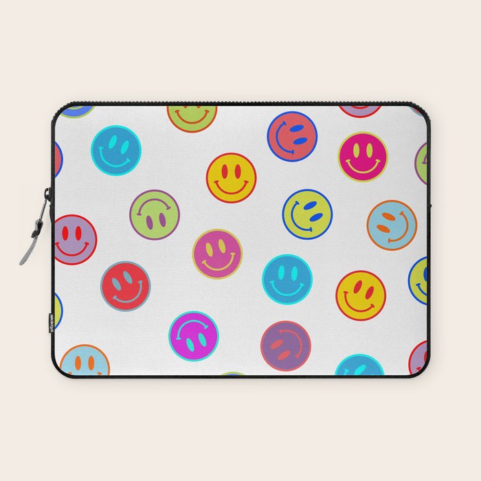 Smiley Obsessed #2 Laptop Sleeve Gallery Image 1