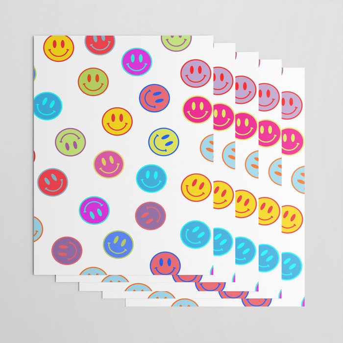 Smiley Obsessed #2 Wrapping Paper Gallery Image 3